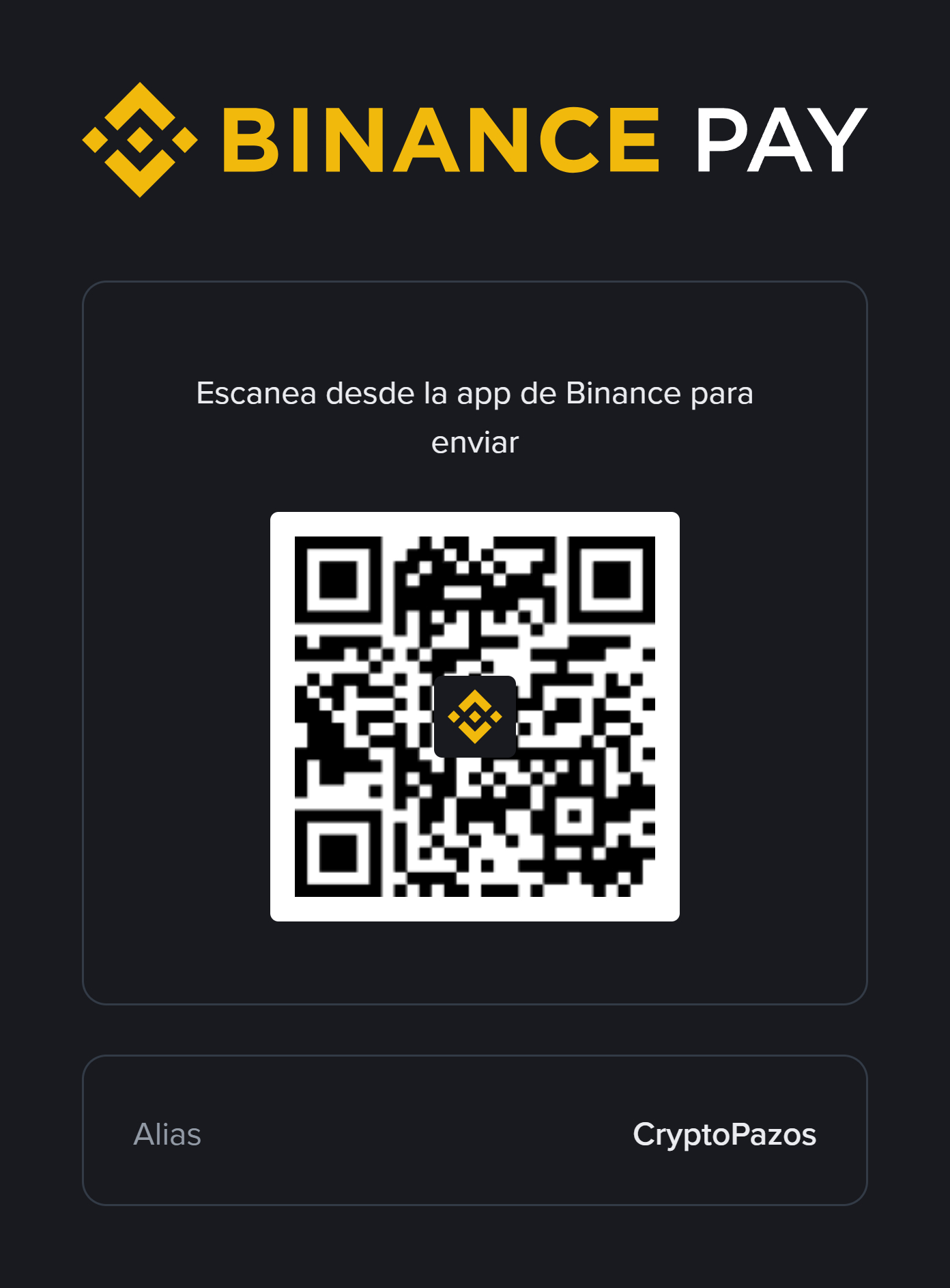 Binance Pay QR
