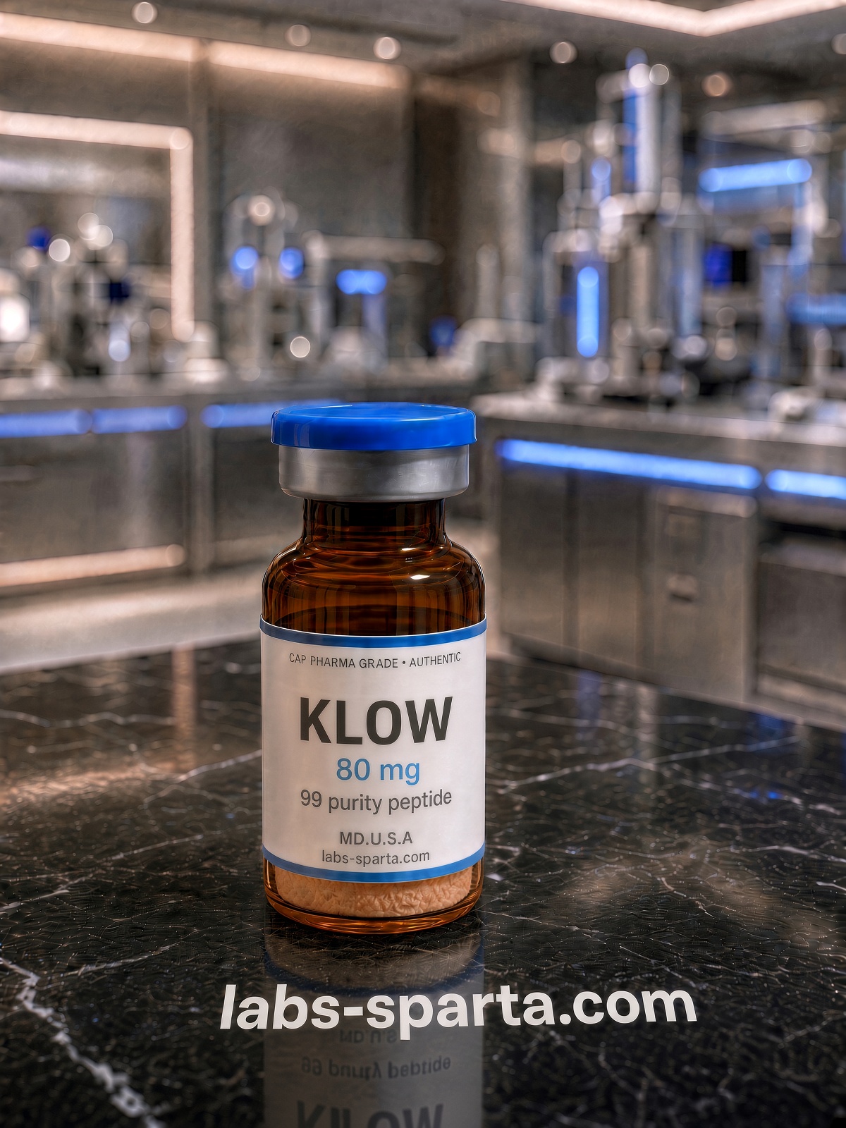 KLOW Péptido 80 UI kit vial liofilizado