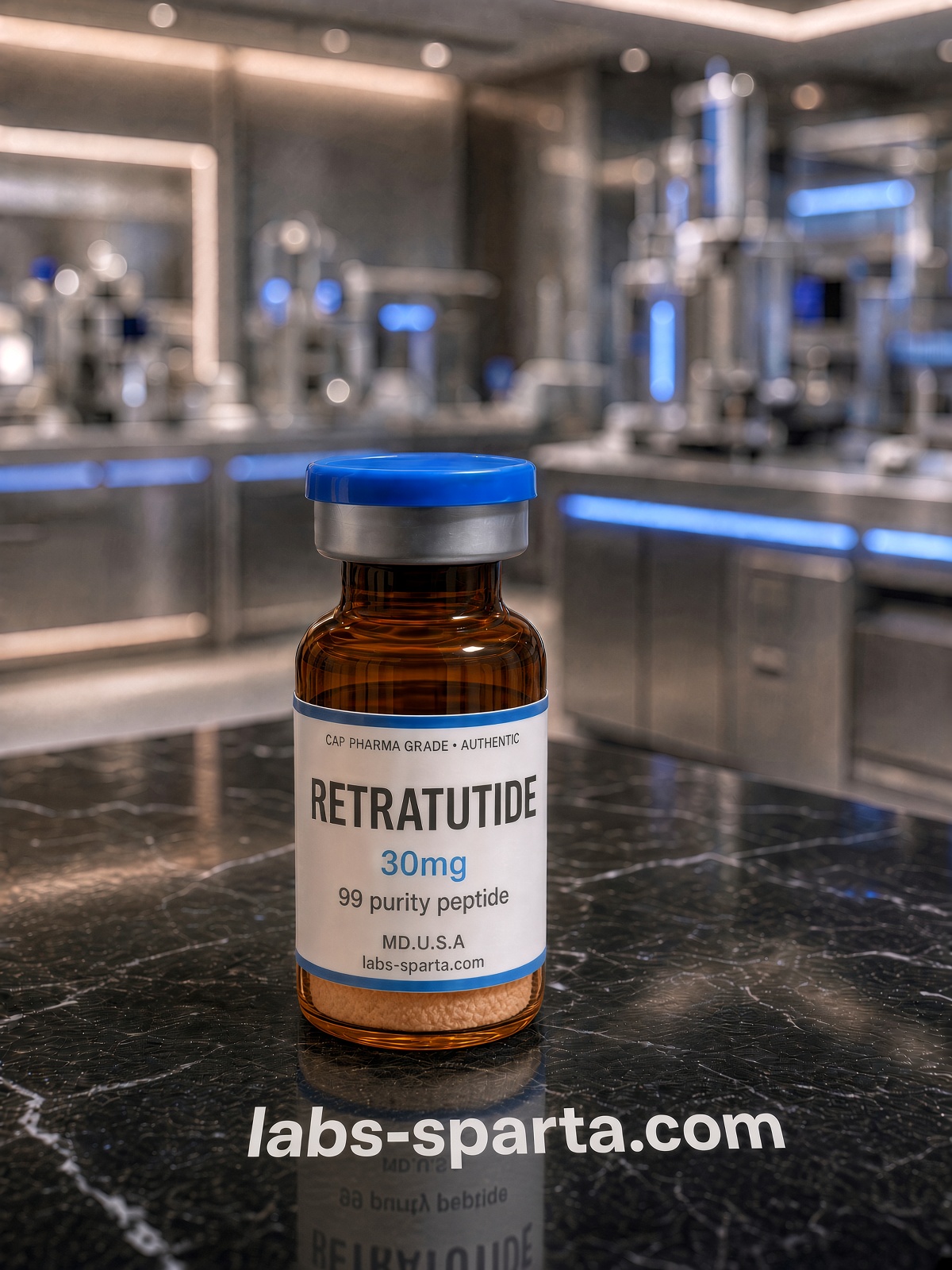 Retatrutida kit vial liofilizado